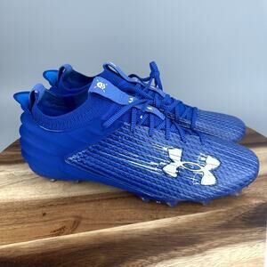 Under Armour Blur Smoke 2.0 MC Football Cleats Blue 3026330-401 Men's Size 13.5